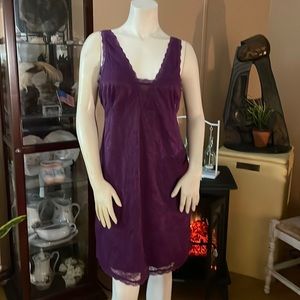 Deep purple lingerie